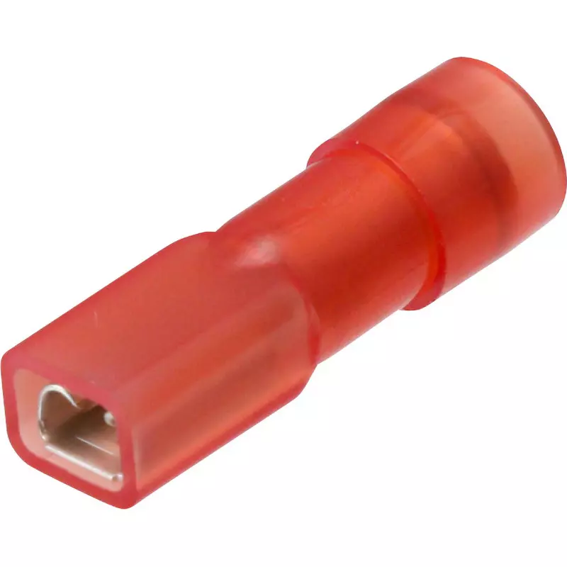 MonotaRO Plug Connection Terminal 110 Type Female Rated Voltage 300 V dimension l 19.0 mm dimensions b 3.2 mm, 38385209 (Pack of 100 Pcs)