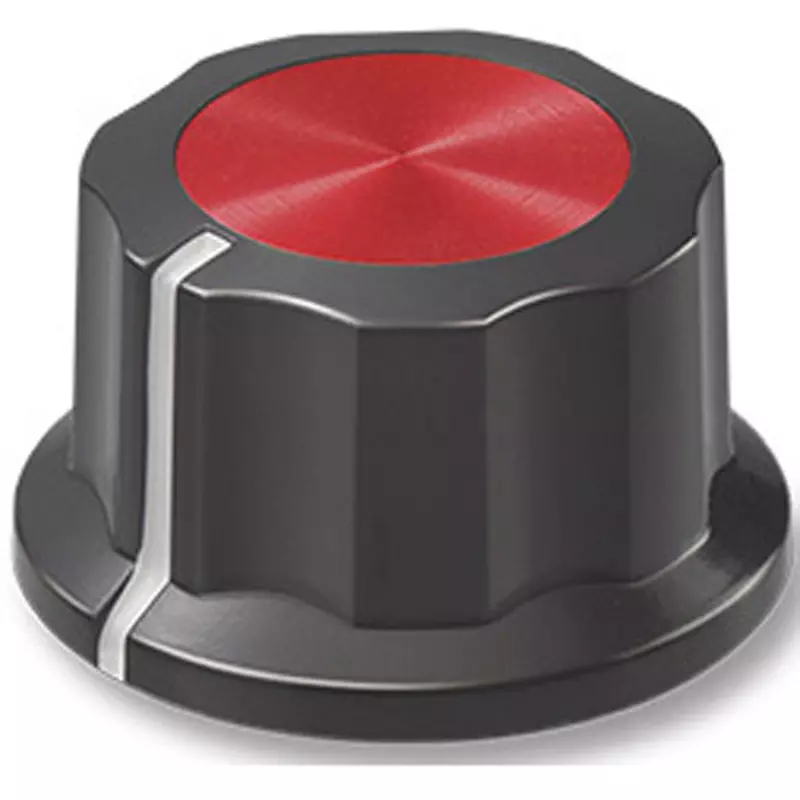 Sato Parts Molded Knob Black Phenol Hexagon Wrench Nominal Size 1.5, K-8000-M-R