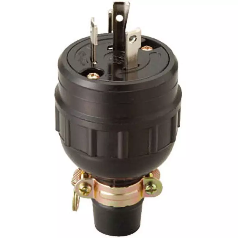 Meikosha Hook Rubber Plug Grounding 2 P 250 V 30 A Rated Current, MH2578