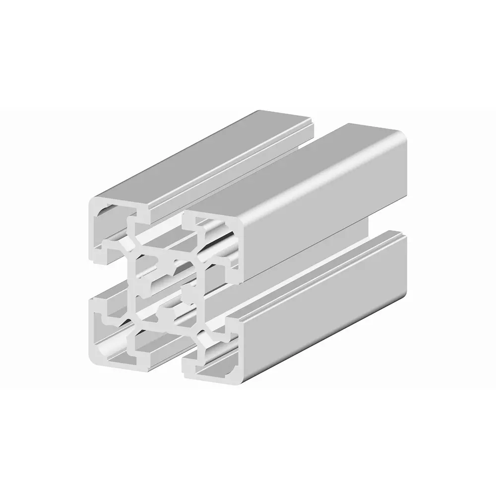 RS PRO Strut Anodised Aluminium 2 m Silver B10 5050L 10 mm 50x50 mm 4, 2647851
