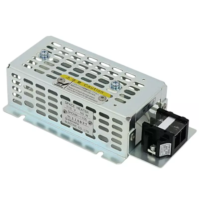 Shinohara Electric Space Heater SPCC Cover material M4 Terminal screw 110 V 50 W Heater rating, SHCM4-1105