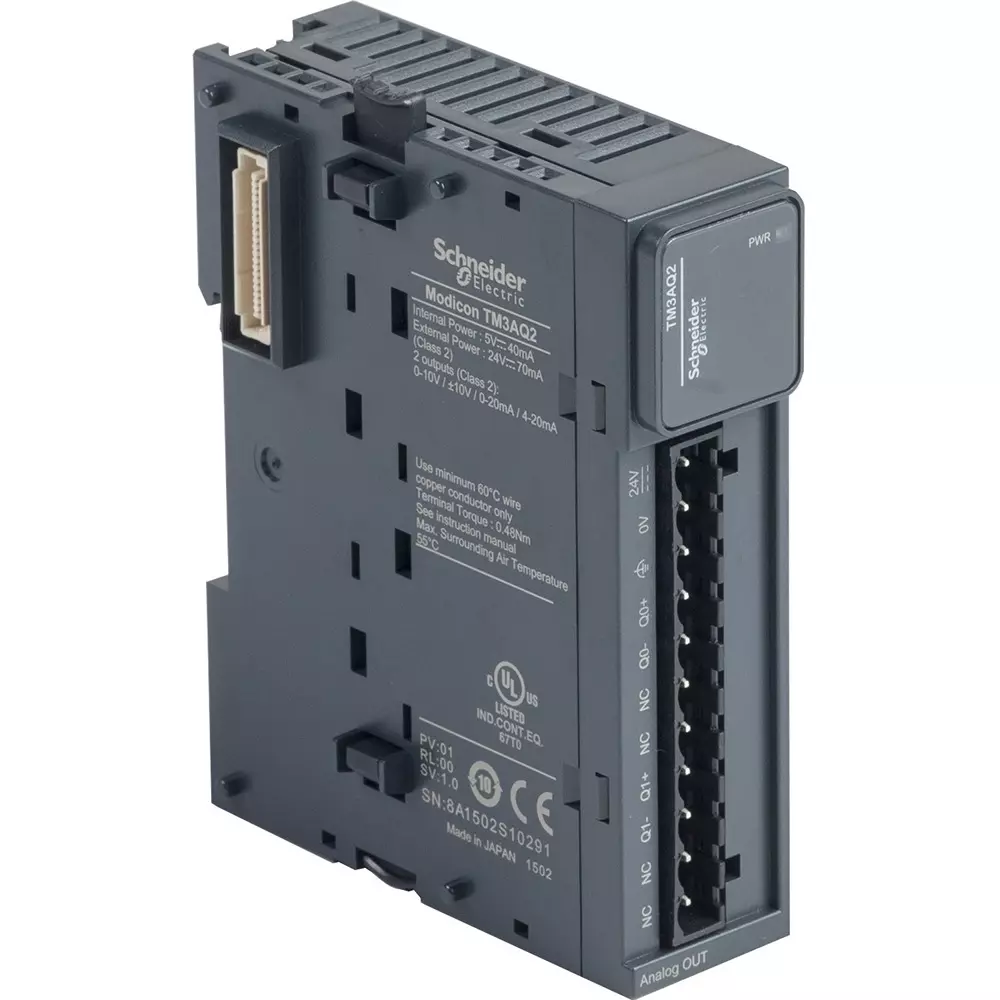 Schneider Electric Expansion IO Unit DC 24 V (external power supply) Power Supply Voltage, TM3AQ2