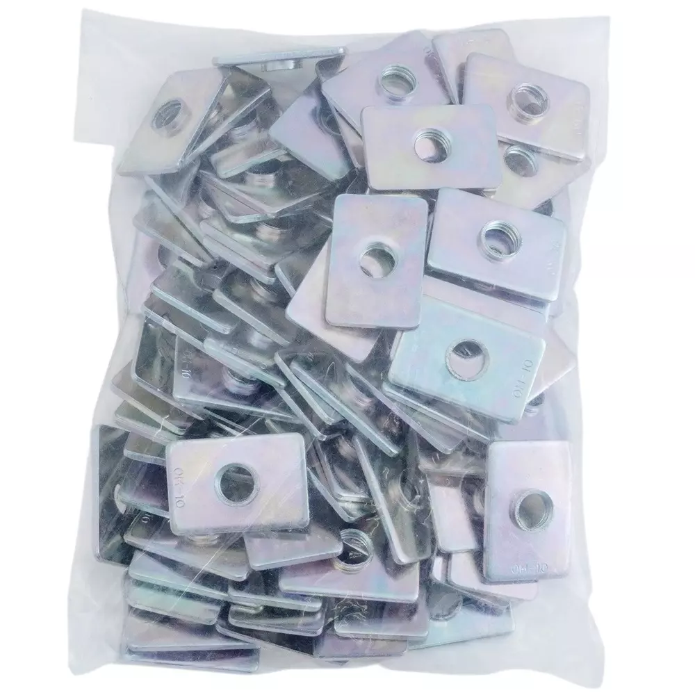 Shinohara Electric Square Nut 34x23 mm AxB Dimension, OM-10 (Pack of 100)
