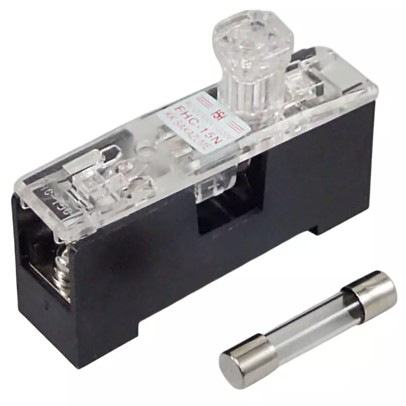 SAKAZUME ELECTRIC Fused Holder Lamp Lighting 2 kV (1 minute) Isolation Voltage, FHC-15N 1A
