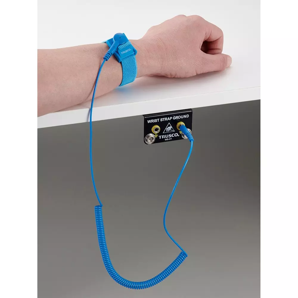 trusco-wrist-strap-1-m-resistance-18-effective-length-m-cable-length-1300-coil-length-ws-a