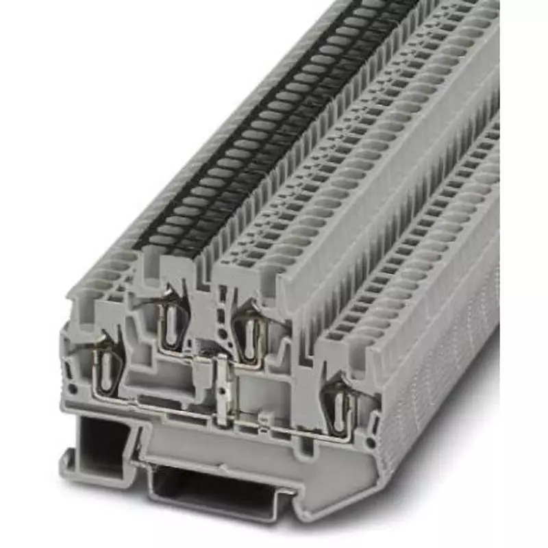 Phoenix Contact Spring Cage 17.5 Amp Current 500 V Rated Voltage, 3031526 (Pack of 5)