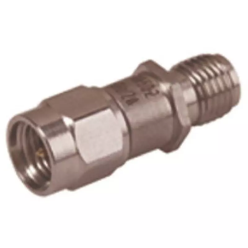 HUBER+SUHNER RF Attenuator DC to 6 GHz Operating Frequency 50 Ω Impedance 20 db Attenuation, 6620_SMA-50-2/199_NE
