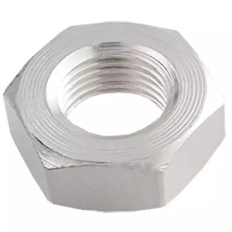 Japan Connect Industry Nut 5 mm Thickness M8x0.75 Size, NUT-M8XP075-T5-BR-AG (Pack of 10)