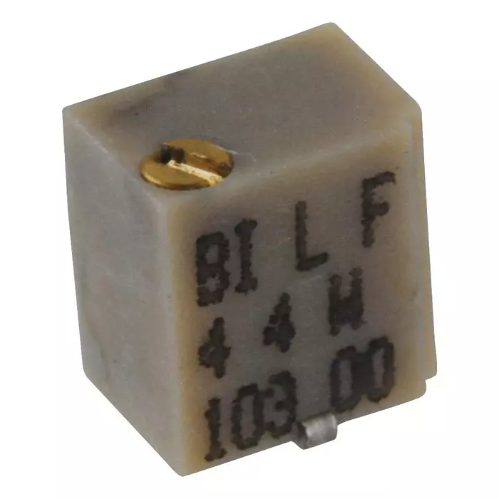 TT ELECTRONICS / BI TECHNOLOGIES TRIMMER, POT, 10K, 9TURN, 10%, SMD, 44WR10KLFT7