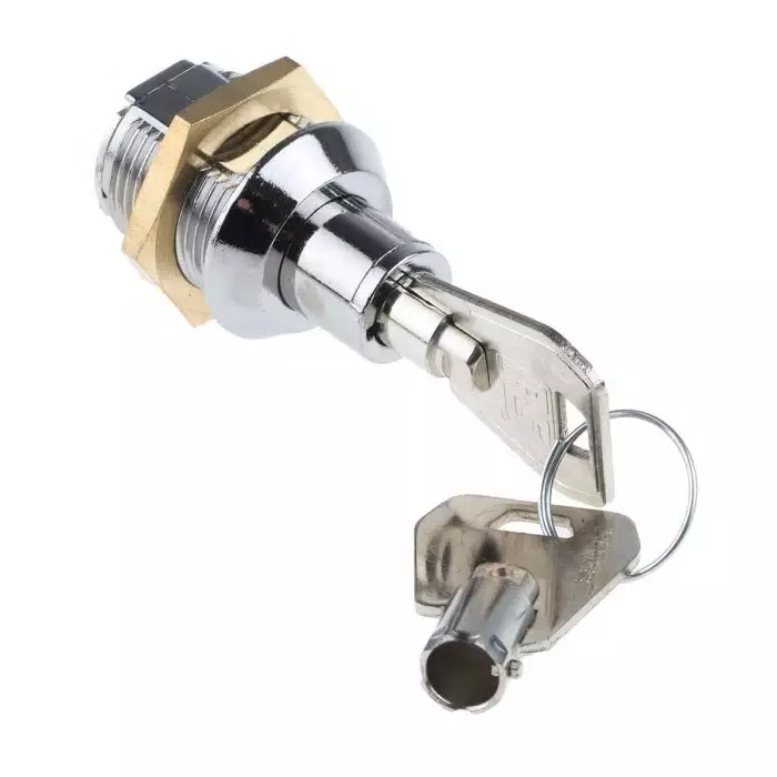 Euro-Locks a Lowe Fletcher group Company Tumbler Lock 22.5 mm Panel-to-Tongue 24.2x20 mm Cutout Key Unlock, 4361-1400BA