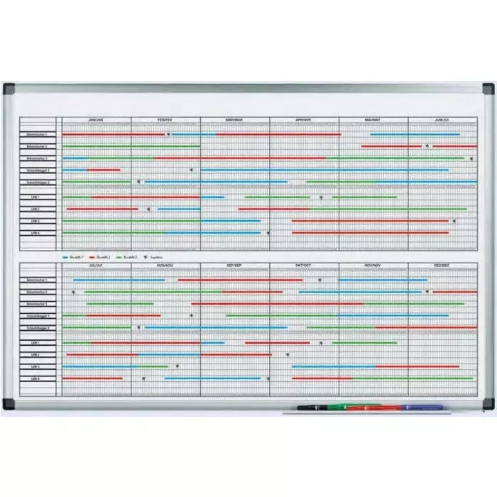 Legamaster Yearly Magnetic Wall Planner, 4140-00