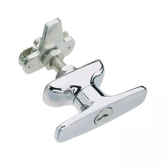 Southco Black Locking Latch 32 mm Panel-to-Tongue Key Unlock, 92-21-511