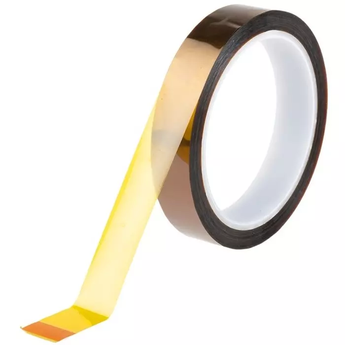 Hi-Bond HB830 Amber Polyimide Film Electrical Tape 19x33m, HB830-19