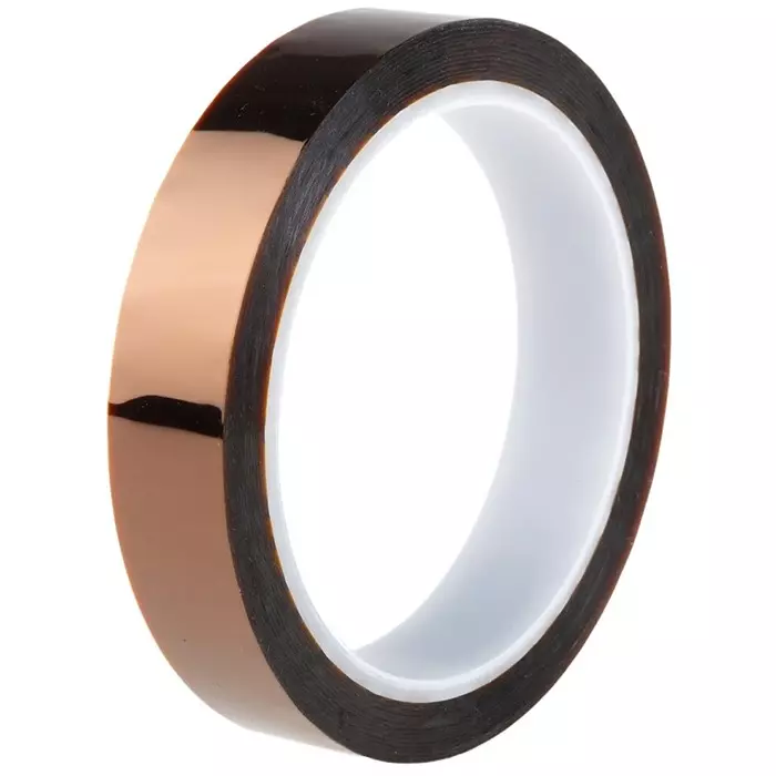 Hi-Bond HB830 Amber Polyimide Film Electrical Tape 19x33m, HB830-19