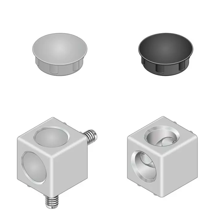 Bosch Rexroth Corner Connector, Connecting Component, Strut Profile 30 x 30 mm, Groove Size 8 mm, 3842523876