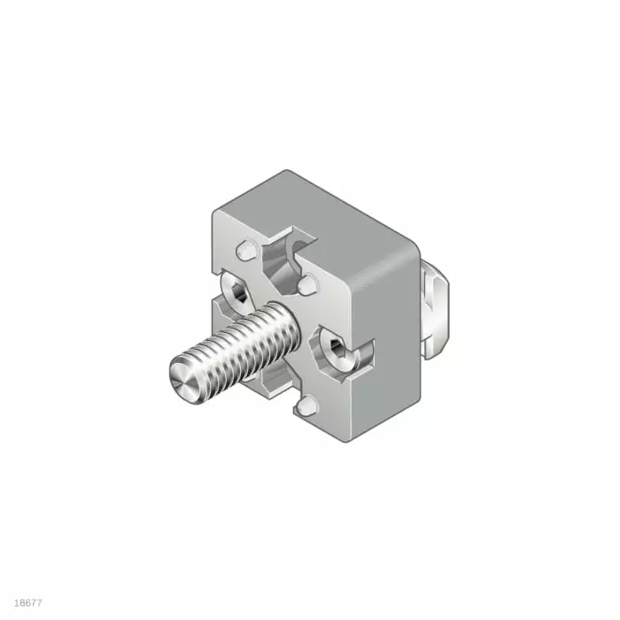 Bosch Rexroth M8 mm T-Connector, Connecting Component, Strut Profile 8, 3842538696