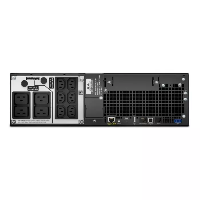 APC 230V Input Rack Mount Uninterruptible Power Supply, 5000VA (4.5kW), SRT5KRMXLI-6W