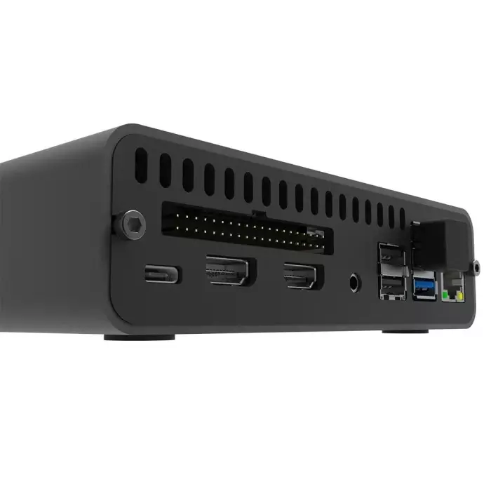 Okdo Case for use with Raspberry Pi 4 in Black, DP-0001-UK