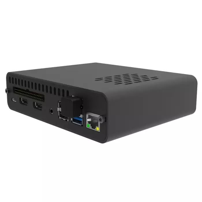 Okdo Case for use with Raspberry Pi 4 in Black, DP-0001-UK
