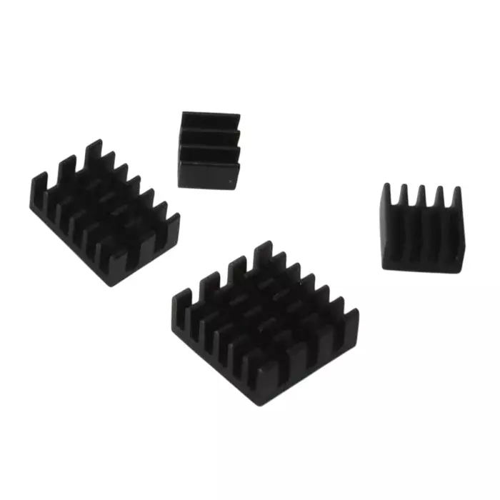 Seeed Studio 4 Piece Heatsink Cooling Kit for Raspberry Pi 4B, 110991328