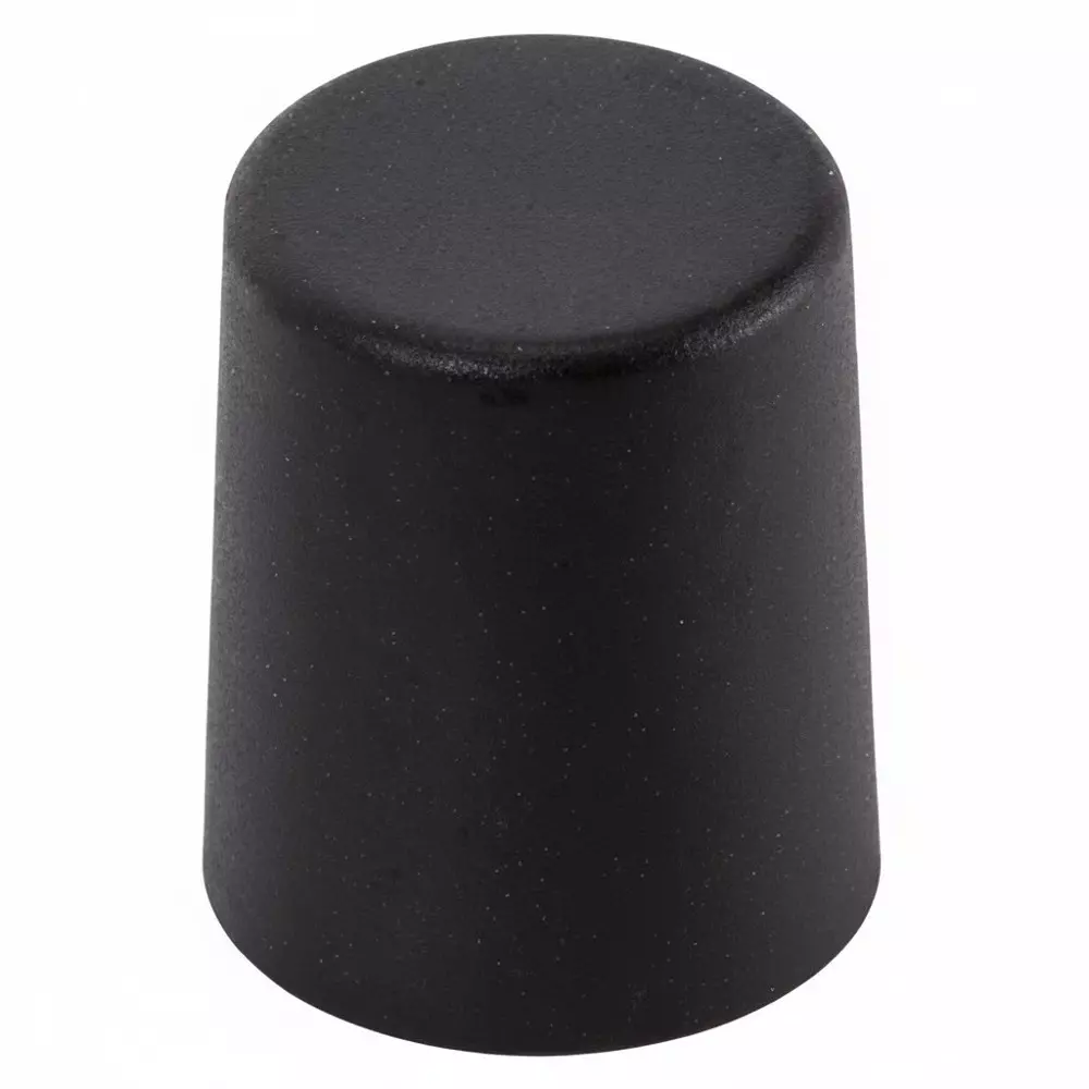 Same Sky Knobs Smooth Type Plastic Black 10.8 mm Outside Diameter, SPK-023A