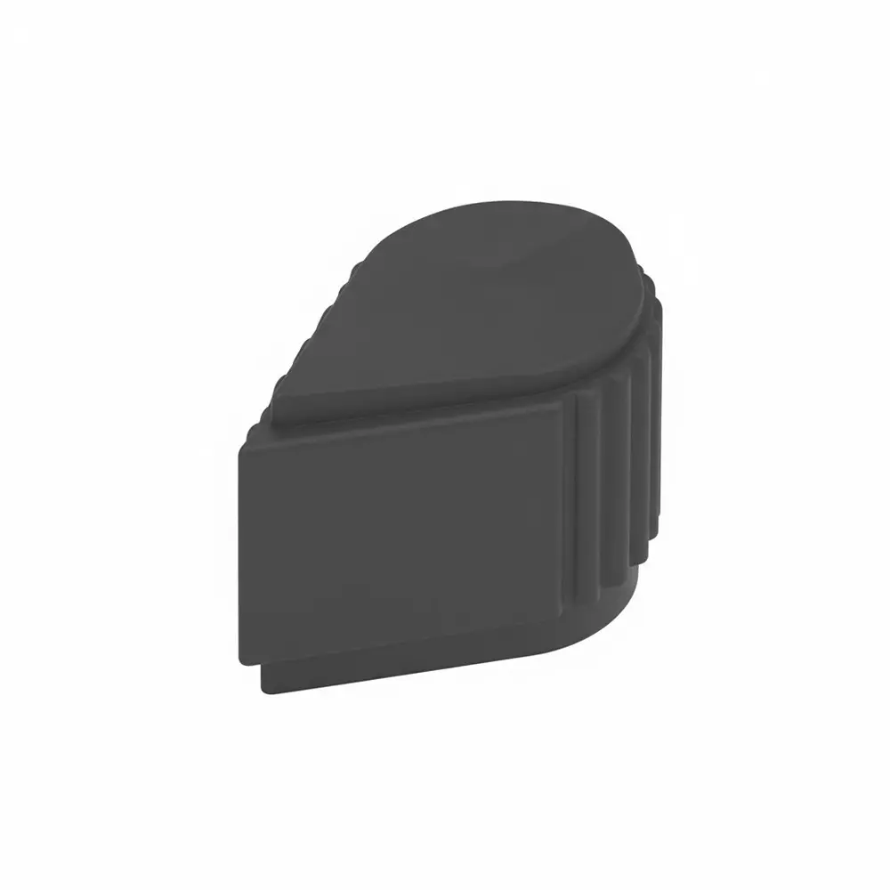 GRAYHILL Cylindrical Knob Ribbed, Tapered Design 19 mm Outside Diameter, 11K5028-KMNB