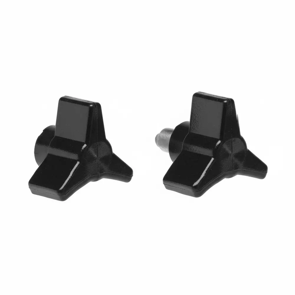 DAVIES MOLDING 3035 Series Clamping Knob 3-Arm Design 6.35 mm (1/4 inch) Shaft Diameter, 3035AX