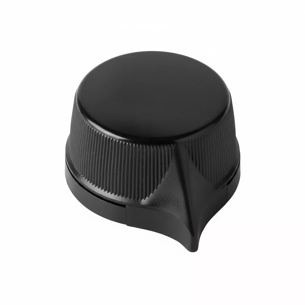 DAVIES MOLDING 1400 Series Knobs Black 21.33 mm (0.84 inch) Outside Diameter, 1400 BLACK, UNLINED