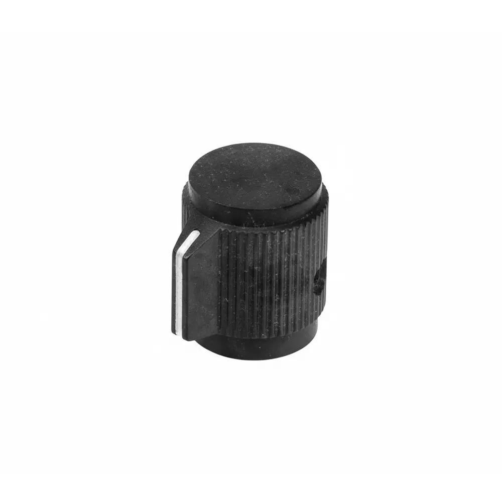 TE CONNECTIVITY KPN Series Knobs Black 13 mm Outside Diameter, KPN500B1/4