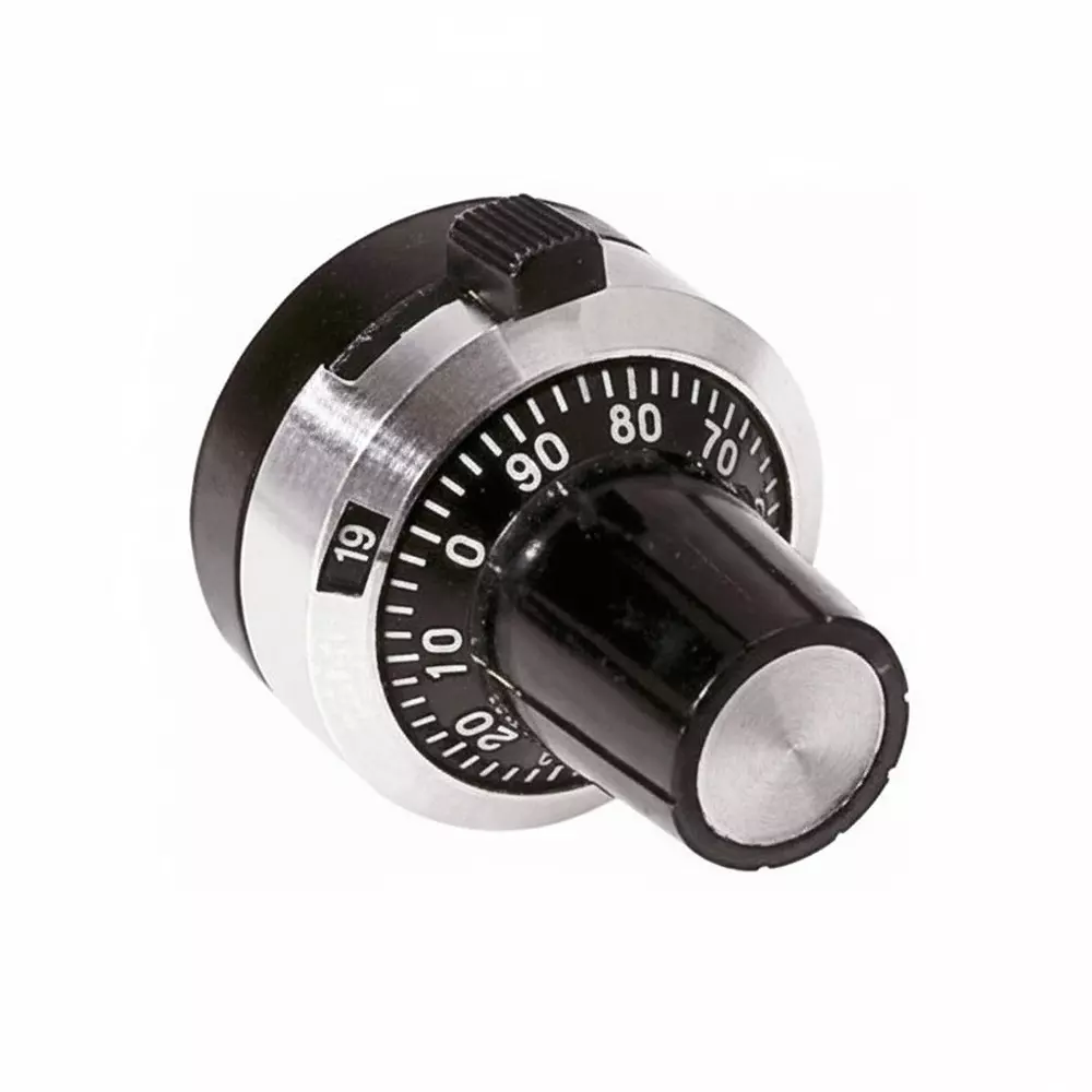 ETI SYSTEMS MG22L Series Turns-Counting Dial Concentric with Brake Design 6.35 mm (1/4 inch) Shaft Diameter, MG22L-1/4