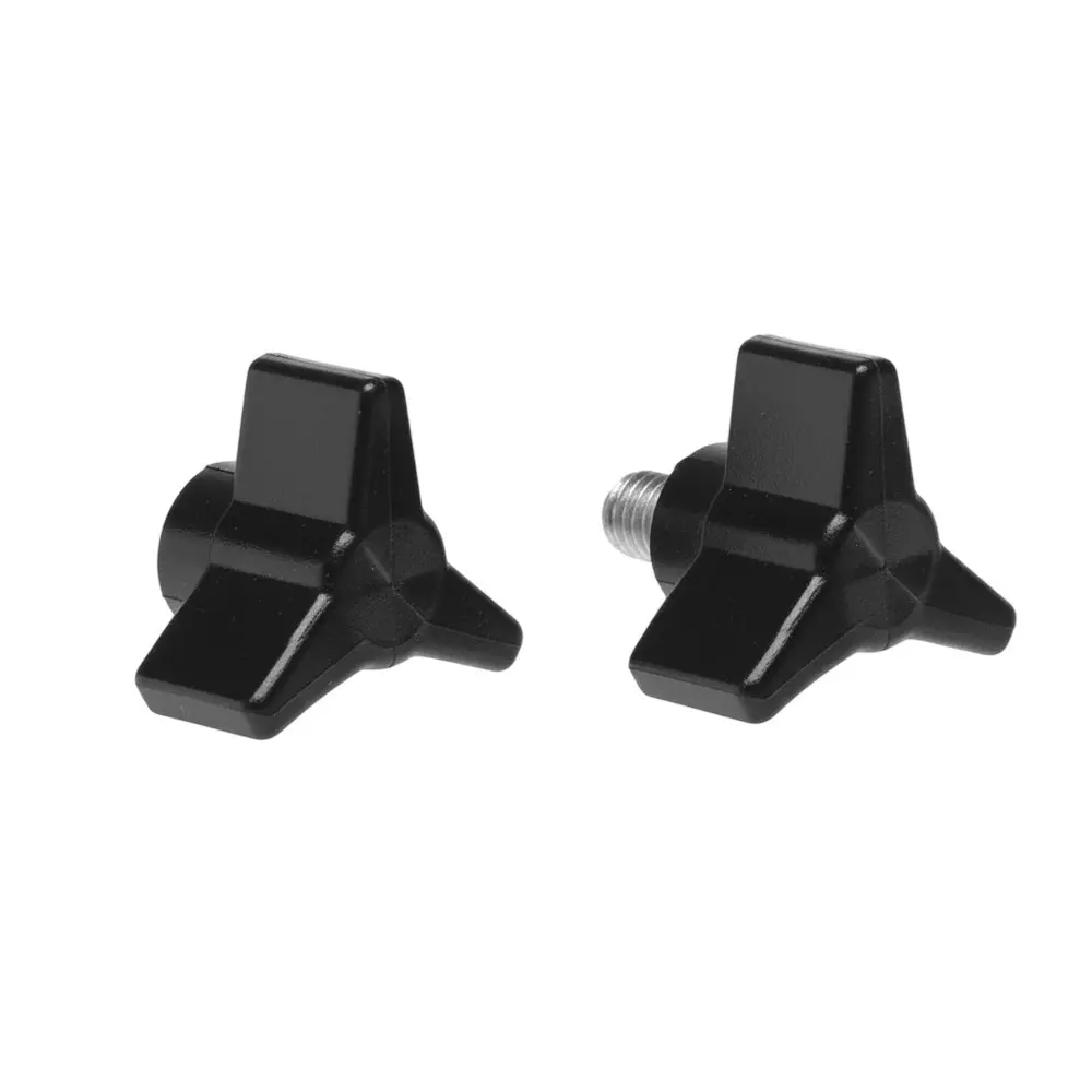 DAVIES MOLDING 3035 Series 3-Arm Knobs Plastic Black, 3035BG