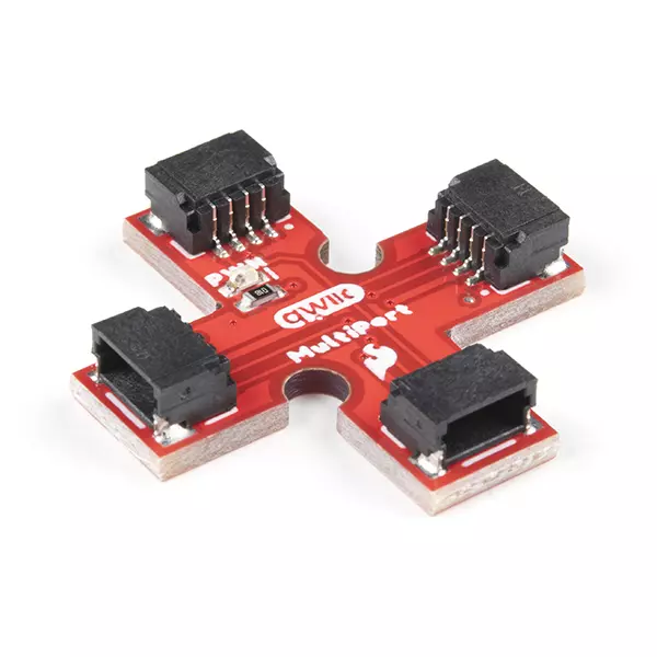 SparkFun Qwiic MultiPort 5-20 V Voltage Rating Red, BOB-18012