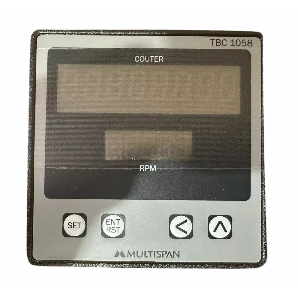 MULTISPAN Flow Totalizer DIN Rail Mount RS-485 Modbus 2-Relay 230 V AC Supply Voltage, TBC-1058