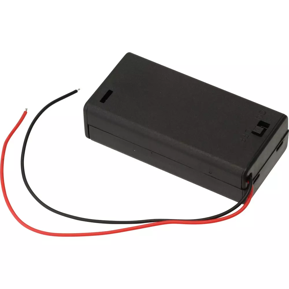 MonotaRO Battery Box + Cover + Switch with mass g 17.5 for Industrial and Daily Use Applications, 50351194