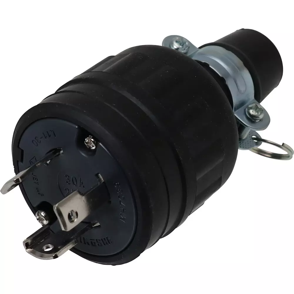 Meikosha 3 P 30 A Hook Rubber Plug (L11-30 P Compliant), MH7039