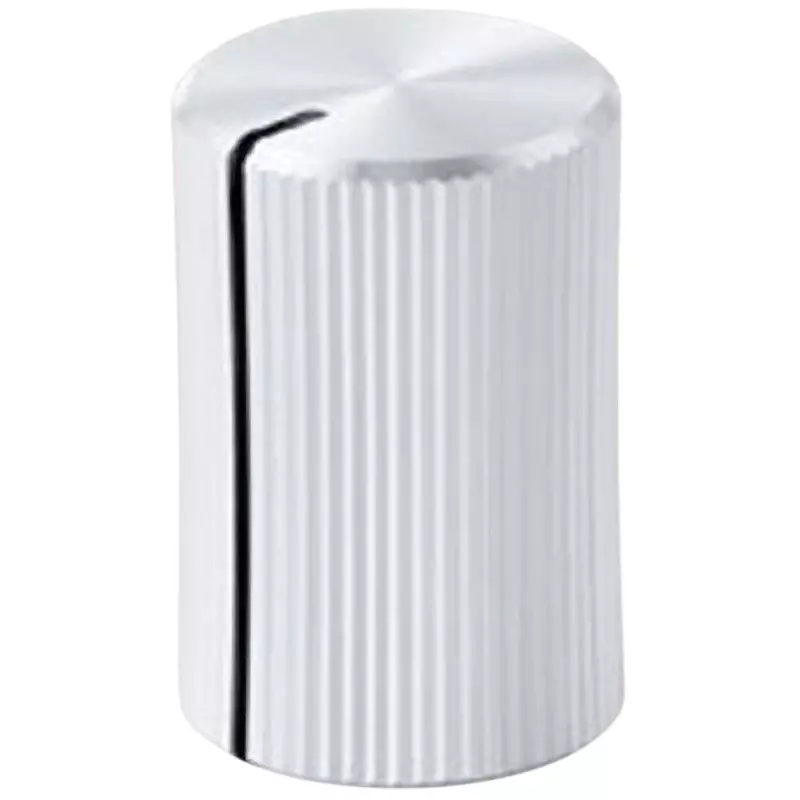 Sato Parts Metal Knob K-5424 Aluminum Silver for Hexagon Wrench Nominal 2, K-5424