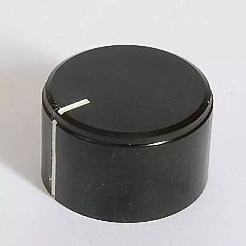 LINKMAN Aluminum Knob Screw Fixing Type [Shaft] 6.1 mm Hole Diameter Aluminum Main Unit Material, 26X15HSB-LS-7