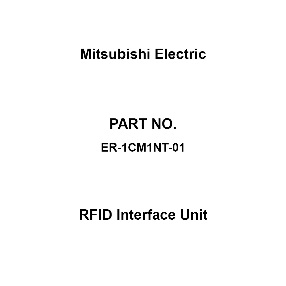 Mitsubishi Electric RFID Interface Unit, ER-1CM1NT-01