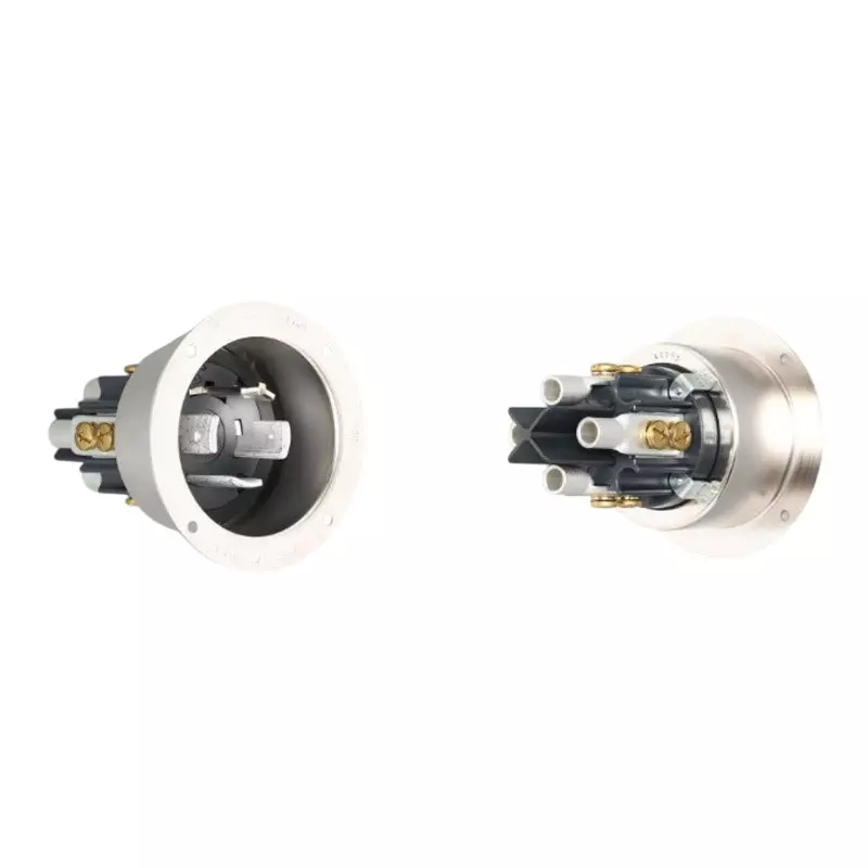 AMERICAN DENKI Flange Inlet 600 V Voltage 100 A Current, 41065
