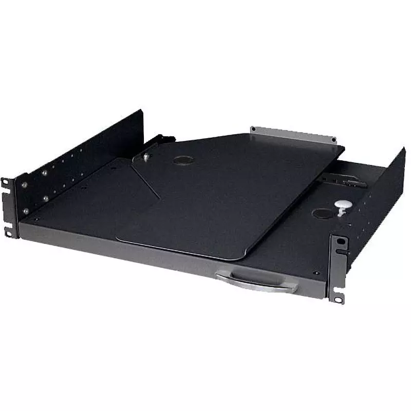 Settsu Rotating Keyboard Table Steel sheet Black Material, RAKT-0845RN1
