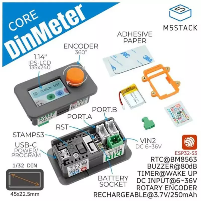 m5stack-m5-din-meter-with-m5stamp-s3-68556340