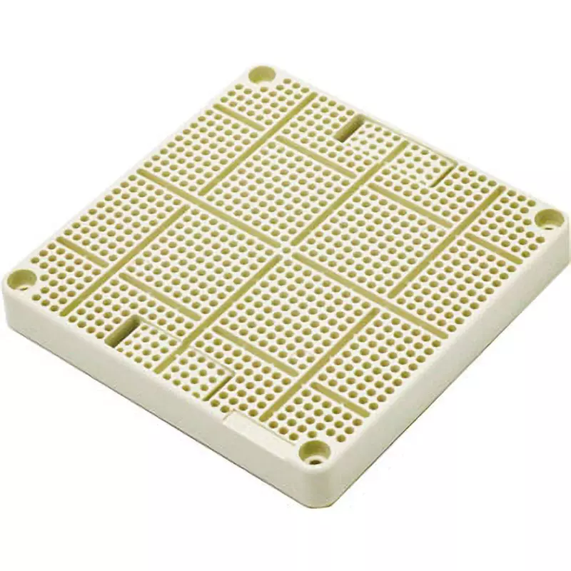 MIRAI Mounting Plate Square Milky white 120 mm Length, BPF-1212M