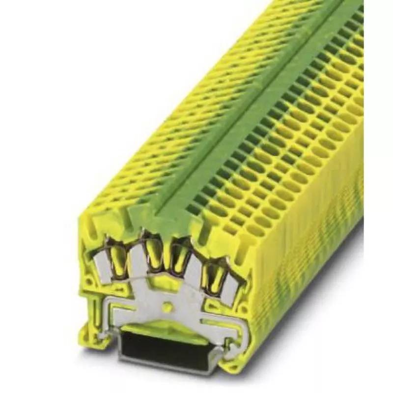 Phoenix Contact Spring Cage STS2.5-QUATTRO-PE Series Spring cage Terminal Type Single Number of Level, 3031759 (Pack of 5)