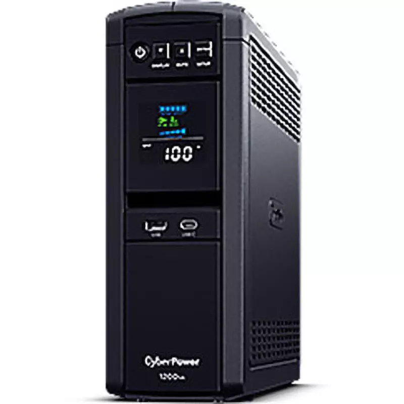 CyberPower Sine Wave Line Interactive 780.0 kW Rated Output Capacity 1200.0 VA Rated Output Capacity, CP1200PFCLCDJP