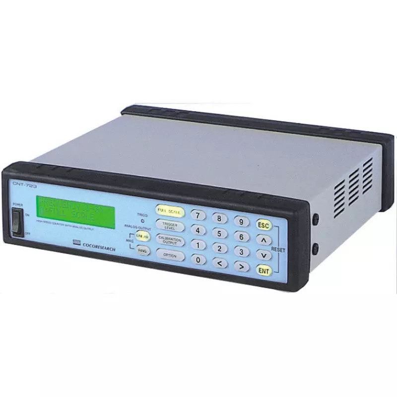 COCO RESEARCH Pulse Counter AC 100-240 V Input Power 30 VA or less Power Consumption Single phase, A/B phase, CNT-723