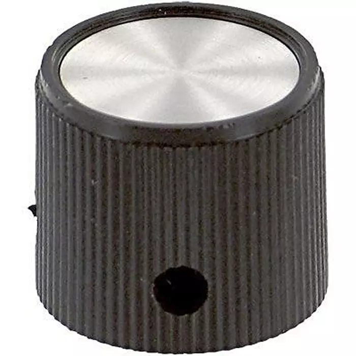 EHC (ELECTRONIC HARDWARE) Round Knob, 6.35Mm, EH71-1N2S