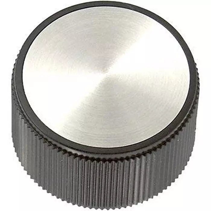 EHC (ELECTRONIC HARDWARE) Round Knob, 6.35Mm, EH71-3N2S