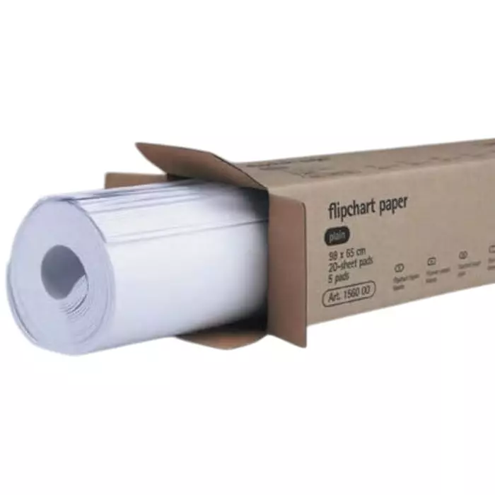 Legamaster Plain A1 Flip Chart 20 Sheets, 1560-00 (Pack of 5)