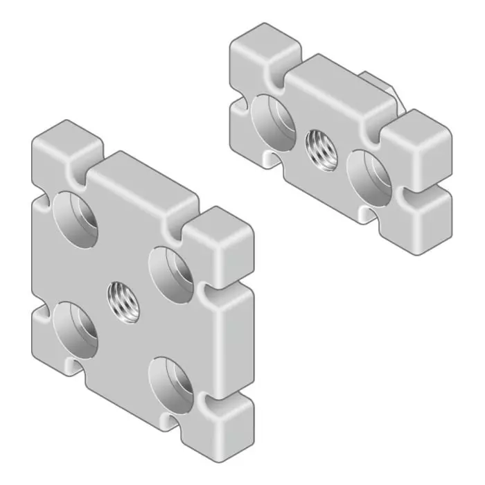 Bosch Rexroth M16 Mounting Plate, Connecting Component, Strut Profile 80 x 80 mm, Groove Size 10 mm, 3842529416