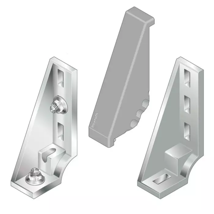 Bosch Rexroth M8 Foundation Bracket, Connecting Component, Strut Profile 40 mm, Groove Size 10 mm, 3842529006
